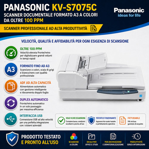 Panasonic s7075c - panasonic, kv-s7075c✅