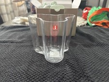 Vaso vintage iittala "Savoia" soffiato a bocca di Alvar Aalto in Finlandia c.1936