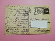 5326) annullo targhetta 1930 Roma TUTTI UFFICI POSTALI PACCHI URGENTI Palermo 