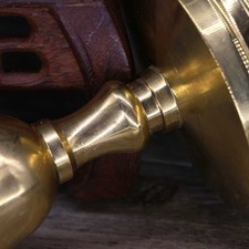 Base in rame per portalampada