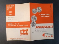 Libretto sconto DROGHERIA A&O 9x12 cm