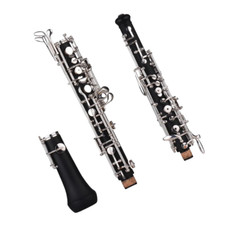 Strumento professionale Oboe C chiave stile semiautomatico tasti nichelati