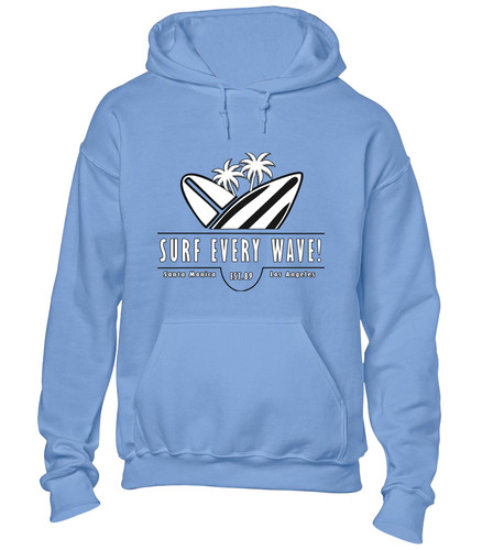 Felpa con cappuccio surf - felpa,