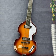 Basso Elettrico Hofner - Sunburst Doppio Pickup Corpo Violino Vintage