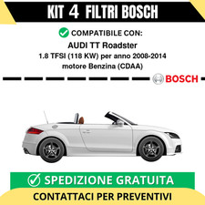 KIT BOSCH 4 Filtri tagliando