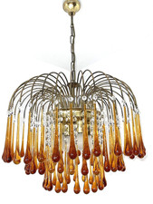 Lampadario a goccia vintage in