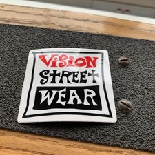 Adesivo skateboard Vision Street Wear logo Swirl - anni '80