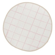 Tappeto in tela bianca con