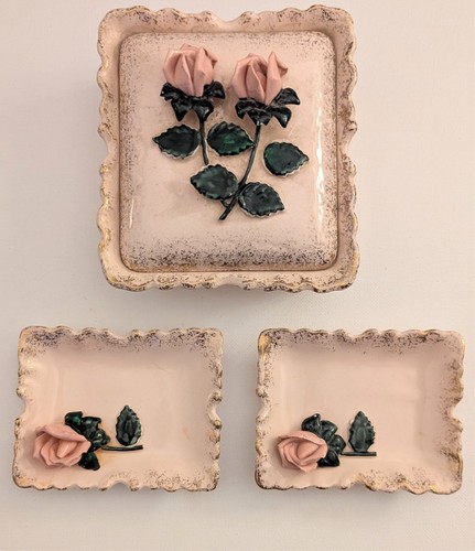 Set portagioie vintage rosa - vintage,