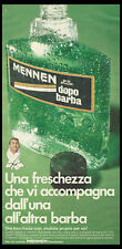 Anni ' 70 * Pubblicità Originale "Mennen, Dopobarba" Italia