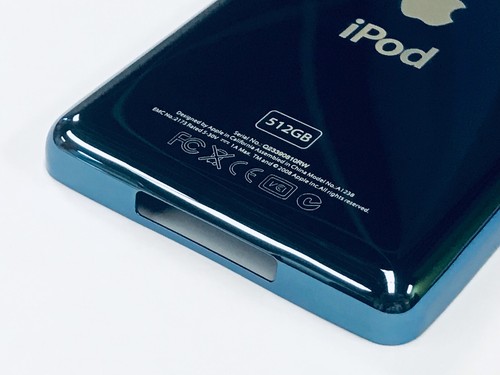 Blue ipod classic - ipod,