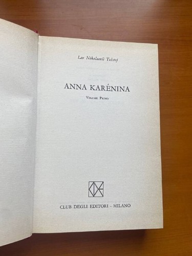 Anna karenina parte prima i - karenina,