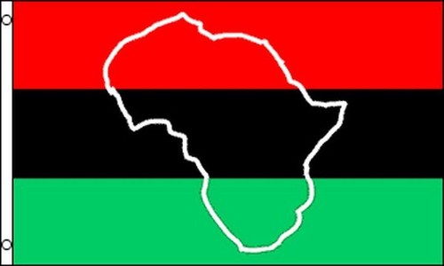Bandiera afro americana con - bandiera, afro-americana