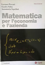 Matematica per l'economia e l'azienda 3ed. VE peccati/salsa/squellati 8823820553