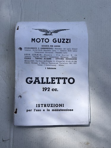 Moto guzzi galletto 192 - galletto,