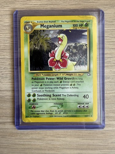 Meganium 111 holo - meganium, 11/111