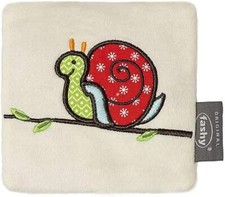 Cuscino Caldo Microonde per Coliche Neonato con Semi Naturali Lumaca Panna con F