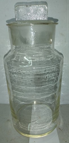 Vecchio vaso vetro da - vaso, in