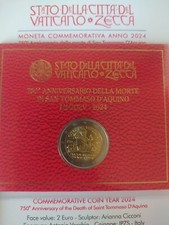 VATICANO 2 EURO 2024 FDC in