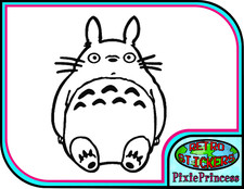 Studio ghibli totoro adesivo - studio,