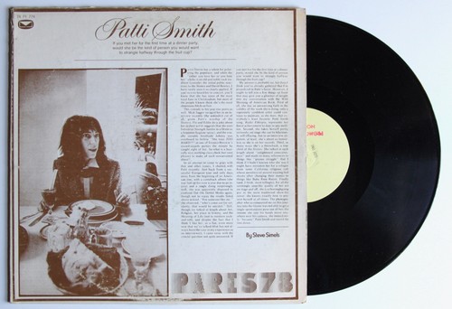Patti smith paris album - patti, lp