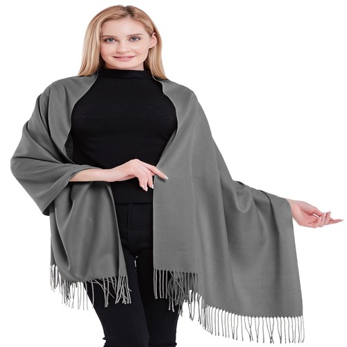 Sciarpa pashmina scialle blu