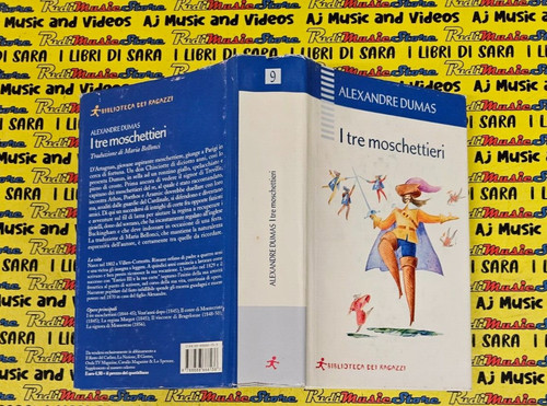 Book libro tre moschettieri - book,