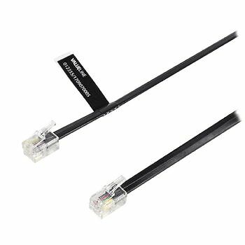 Cavo telefonico rj10 - telefonico, (4p4c)