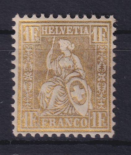Svizzera 1863 helvetia seduta - 1863,