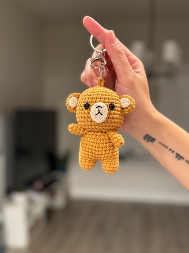 Portachiavi orso miele - , fatto
