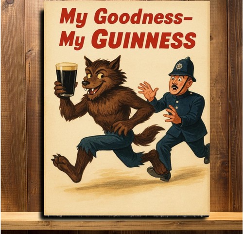 Guinness insegna vintage - guinness,