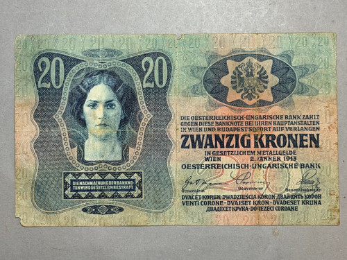 Banconota austria ungheria - austria-ungheria, 20