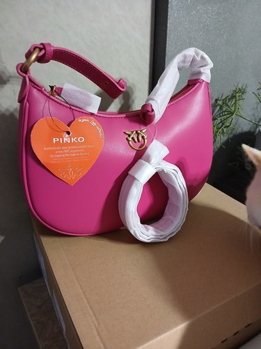 Pinko half moon mini borsa - half,