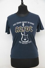 ACDC+++T SHIRT+++TAGLIA S (156/164) +++PERFETTA++BLU+++ORIGINALE 100%+++VINTAGE