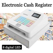 Registratore di cassa elettronico con cassetto display digitale LED vendita al dettaglio/ristorante POS