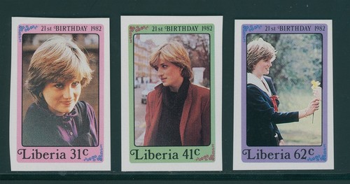 Liberia scott 958 960 imperf - scott, #958-960