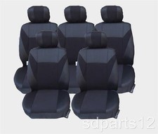 5 x COPRI SEDILI NERO COPRISEDILI PER CITROEN BERLINGO C4 C8 XSARA (5 PLACES)