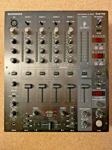Behringer pro mixer djx750 - mixer,