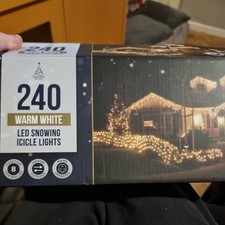 Decorazione Luci Ghiaccio Neve