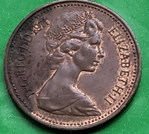 Moneta elisabetta 1971 - moneta, ii