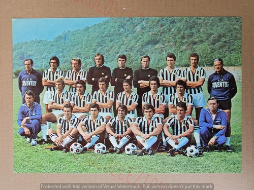 Maxi cartolina squadra calcio - maxi,