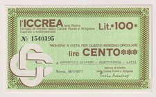 Miniassegni  18.01.77  ANDREOLLI SILVANO  - Rif. ICCREA 63