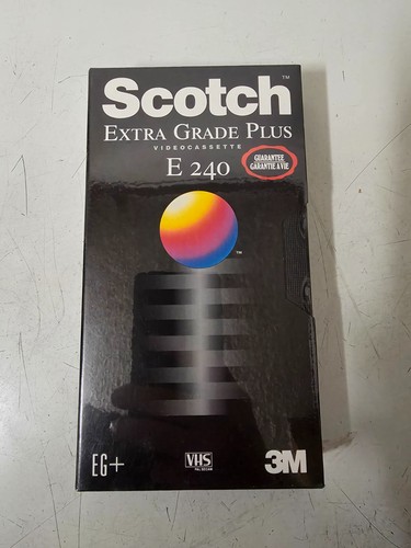 Cassette vhs vierge neuf - cassette,