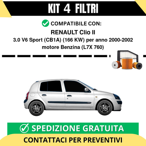 Kit filtri risparmio - 4, per