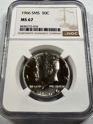 1966 kennedy mezzo dollaro - us,