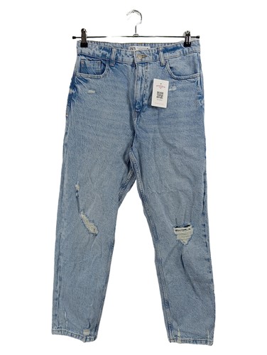 Zara jeans donna strappati blu - strappati,