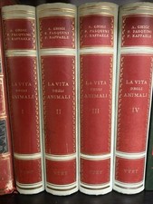 LA VITA DEGLI ANIMALI UTET EDIZIONI IN 4 VOLUMI 1958