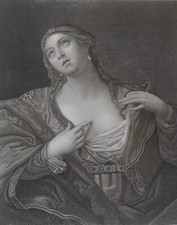 Incisione Antica Da Guido Reni