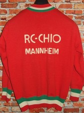 EROICA MAGLIA GIACCA SHIRT BICI CICLISMO VINTAGE 70'S MANNHEIM 50% LANA RICAMATA