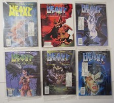 Lot of 6 HEAVY METAL MAGAZINE